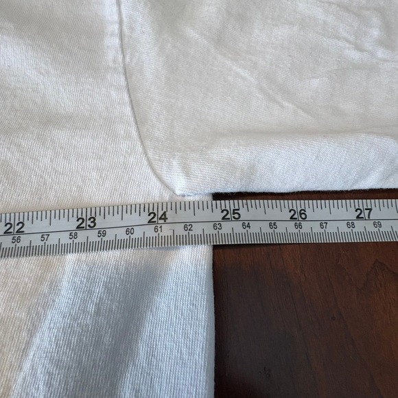 Tate McRae MPWT 2025 Tour T-Shirt White Blue Portrait Graphic Size L OVERSIZED - Picture 4 of 4